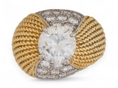 2.75ct Diamond & 18K Gold Ring