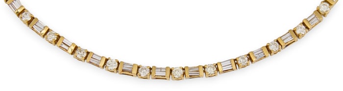 18K Canary Diamond Necklace