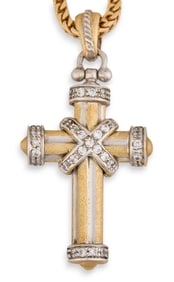 14K Gold Cross Necklace