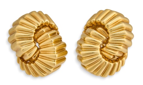 Vintage Tiffany & Co. 18K Gold Earrings
