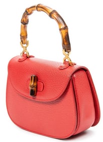 Gucci Bamboo Handle Flap Handbag