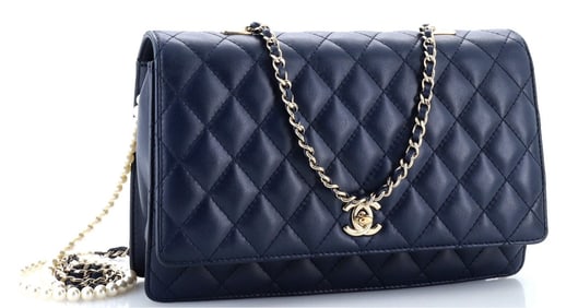 Chanel Fantasy Pearls Single Flap Large Shoulder Bag