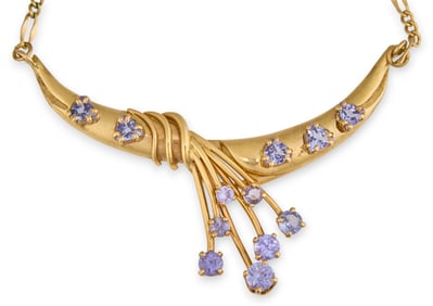 14K Tanzanite Necklace