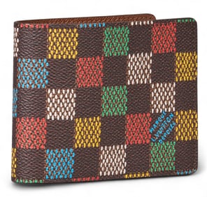 Louis Vuitton Multicolor Damier Bi-fold Wallet