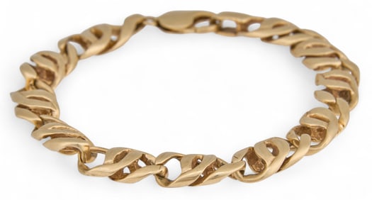 14K Curb Chain Bracelet
