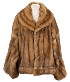 Blue Iris Mink Jacket