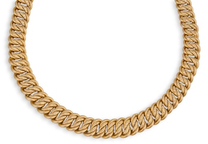Uno Aerre 14K Cuban Link Necklace