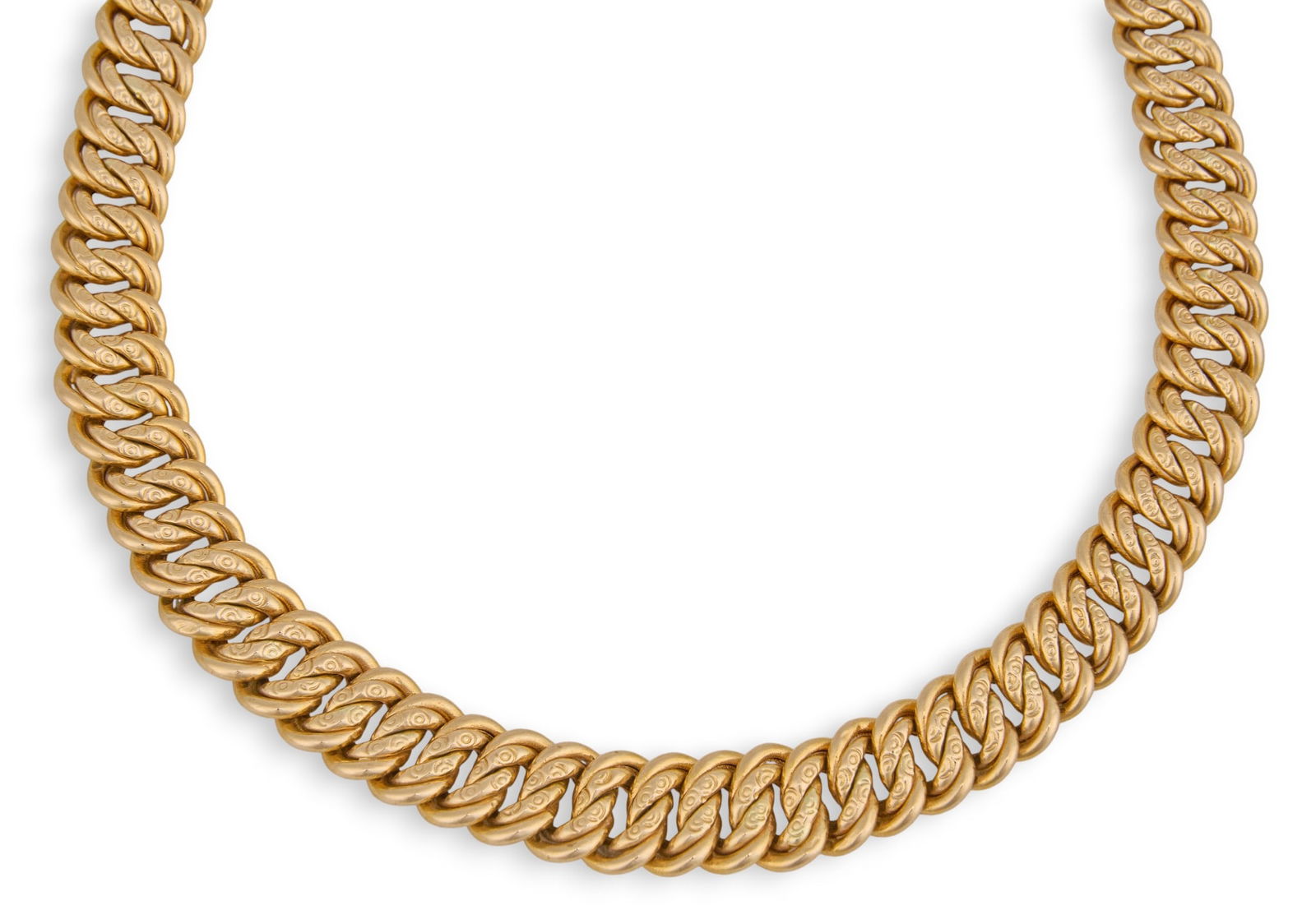 Uno Aerre 14K Cuban Link Necklace (1 of 7)