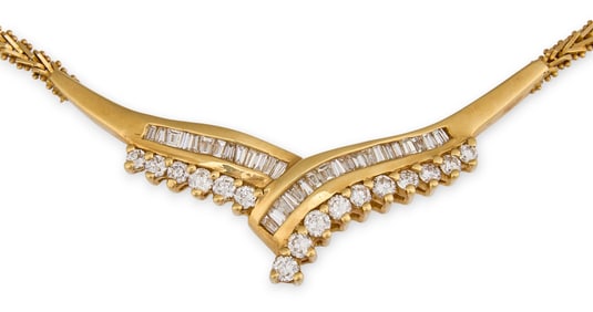 14K Diamond Necklace