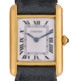 Vintage Cartier 18K Tank Watch