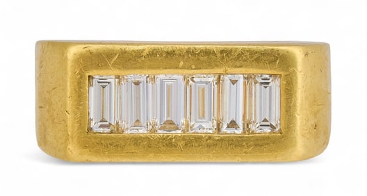 2.5ct Diamond & 18k Gold Ring