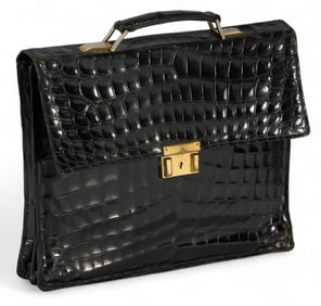 Vintage Crocodile Briefcase