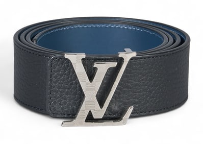 Louis Vuitton Black Calfskin Belt