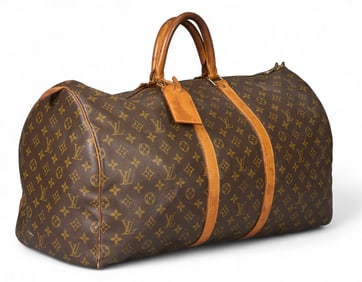 Vintage Louis Vuitton Keepall 55 Bandouliere Travel Bag