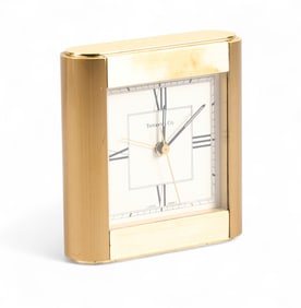 Vintage Tiffany & Co. Brass Desk Clock