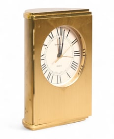 Vintage Tiffany & Co. Brass Desk Clock