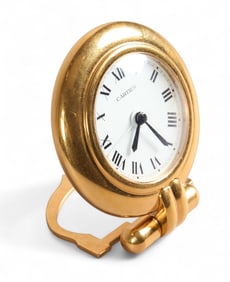 Vintage Cartier Brass Desk Clock