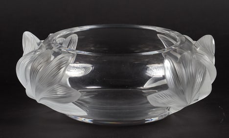 Lalique "Lotus" Centerpiece Bowl