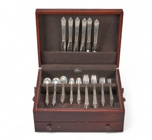 Pyramid by Georg Jensen Sterling Flatware Set
