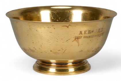 Large Tiffany and Co. Sterling Presentation Bowl