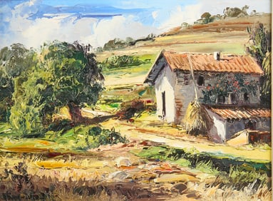 Jose Vives-Atsara, "Casa y Paisaje", 1966