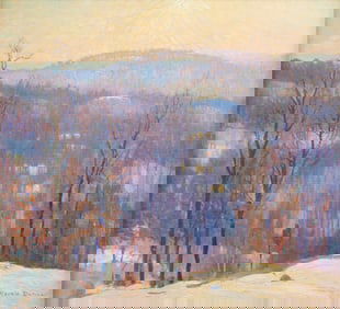 Harold Dunbar, "Looking Toward Waltham from Belmont Hill"