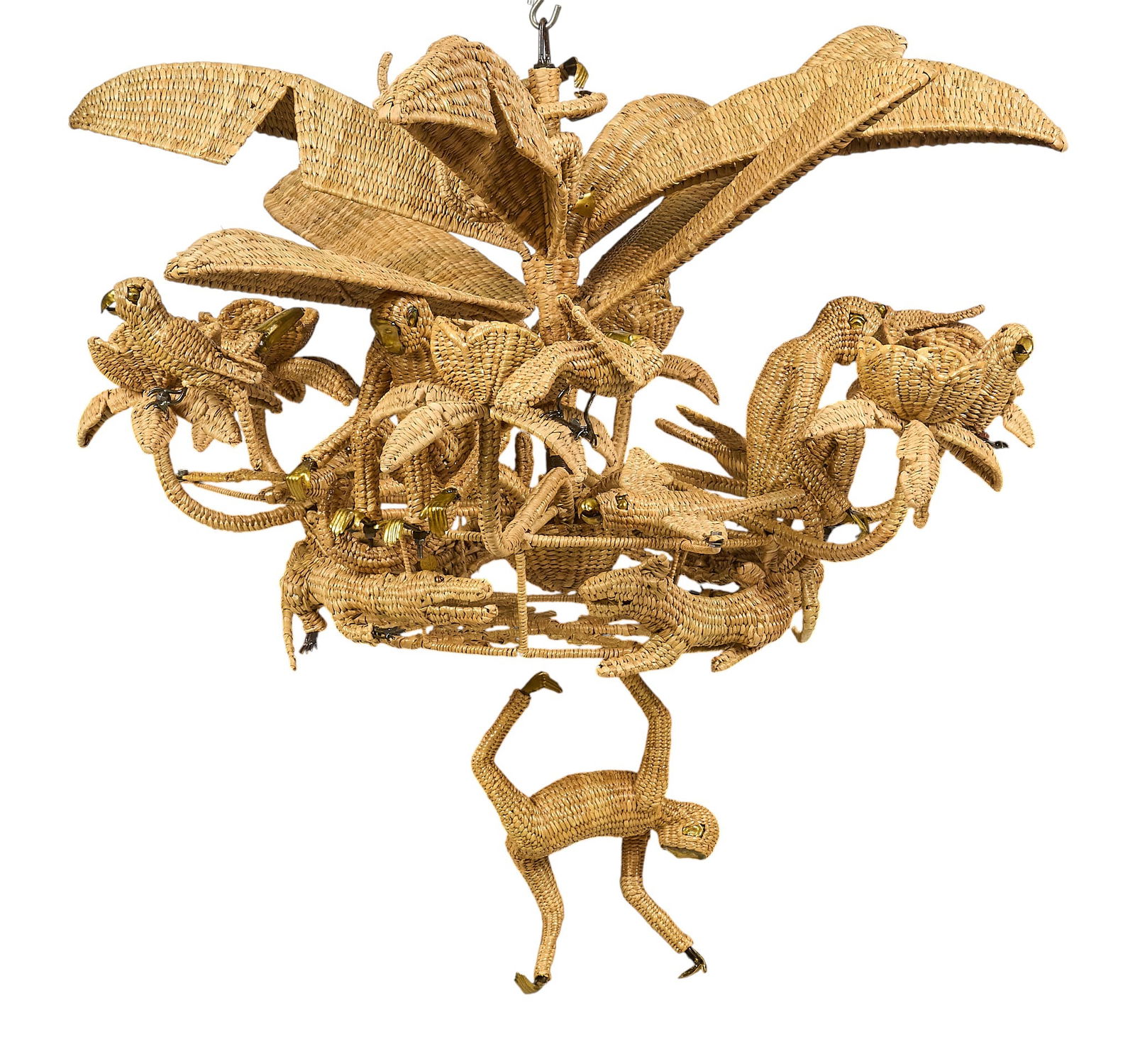 Mario Lopez Torres, Rattan Monkey Chandelier (1 of 5)