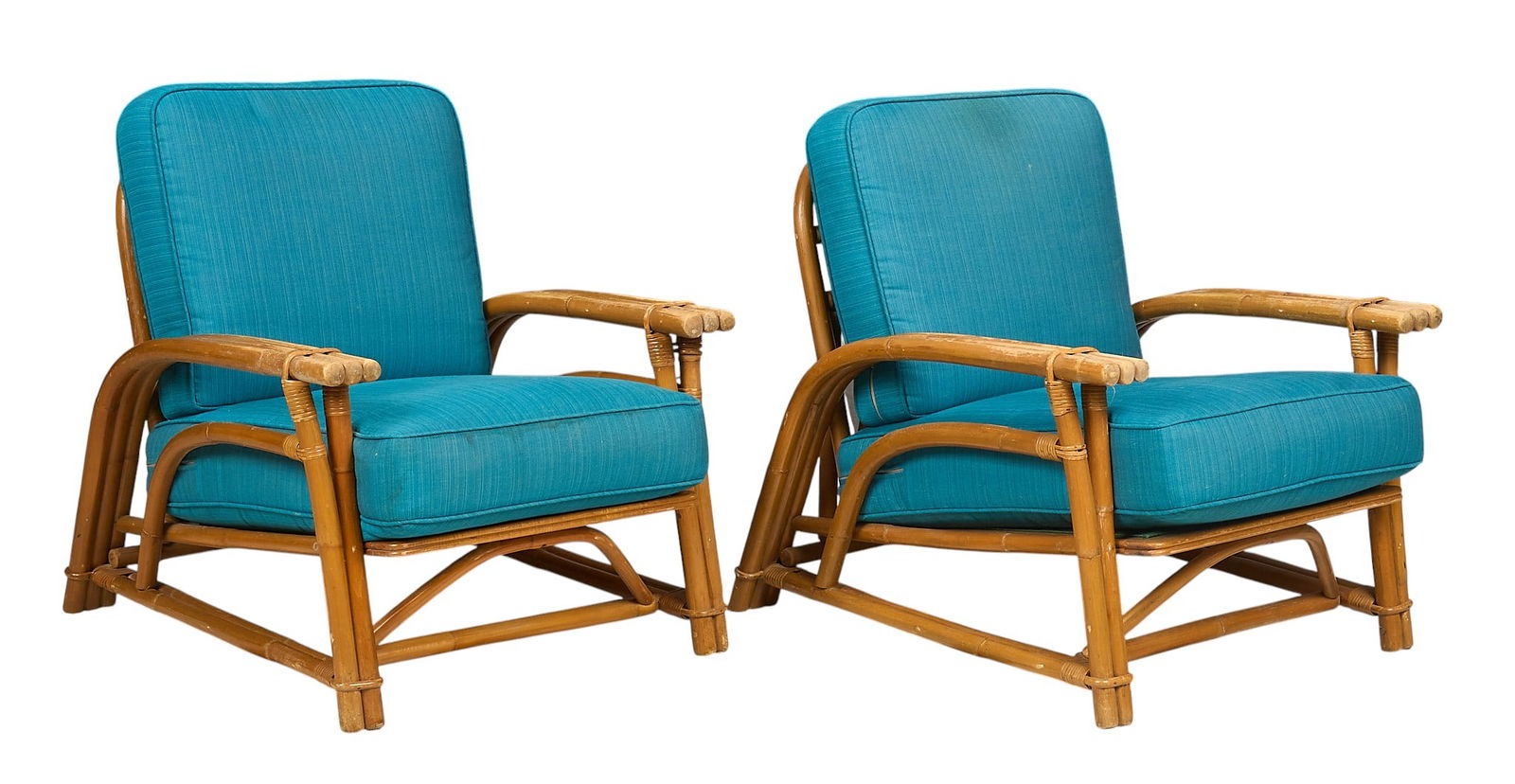 Pair of Ficks Reed Armchairs (1 of 6)