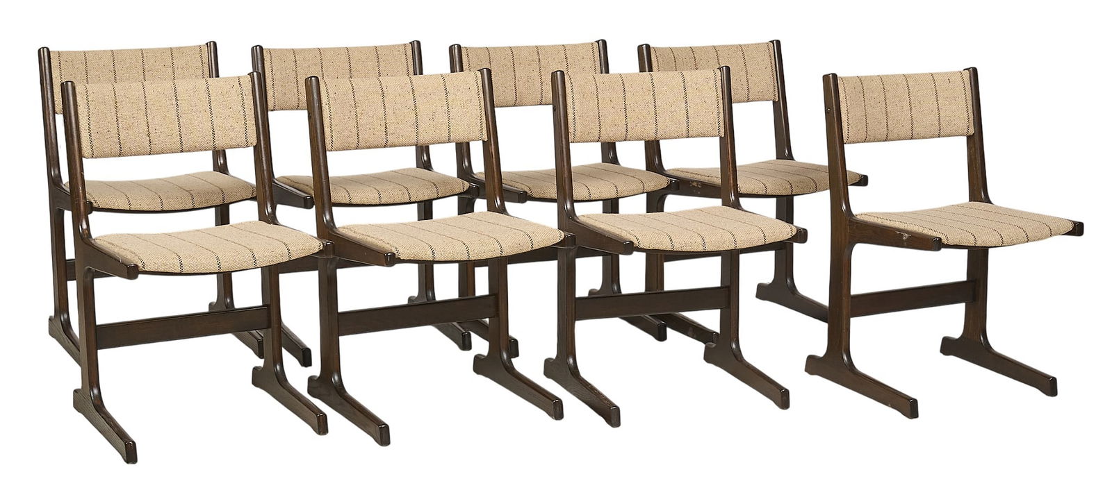 Set of (8) Danish Mid-Century Dining Chairs (1 of 5)