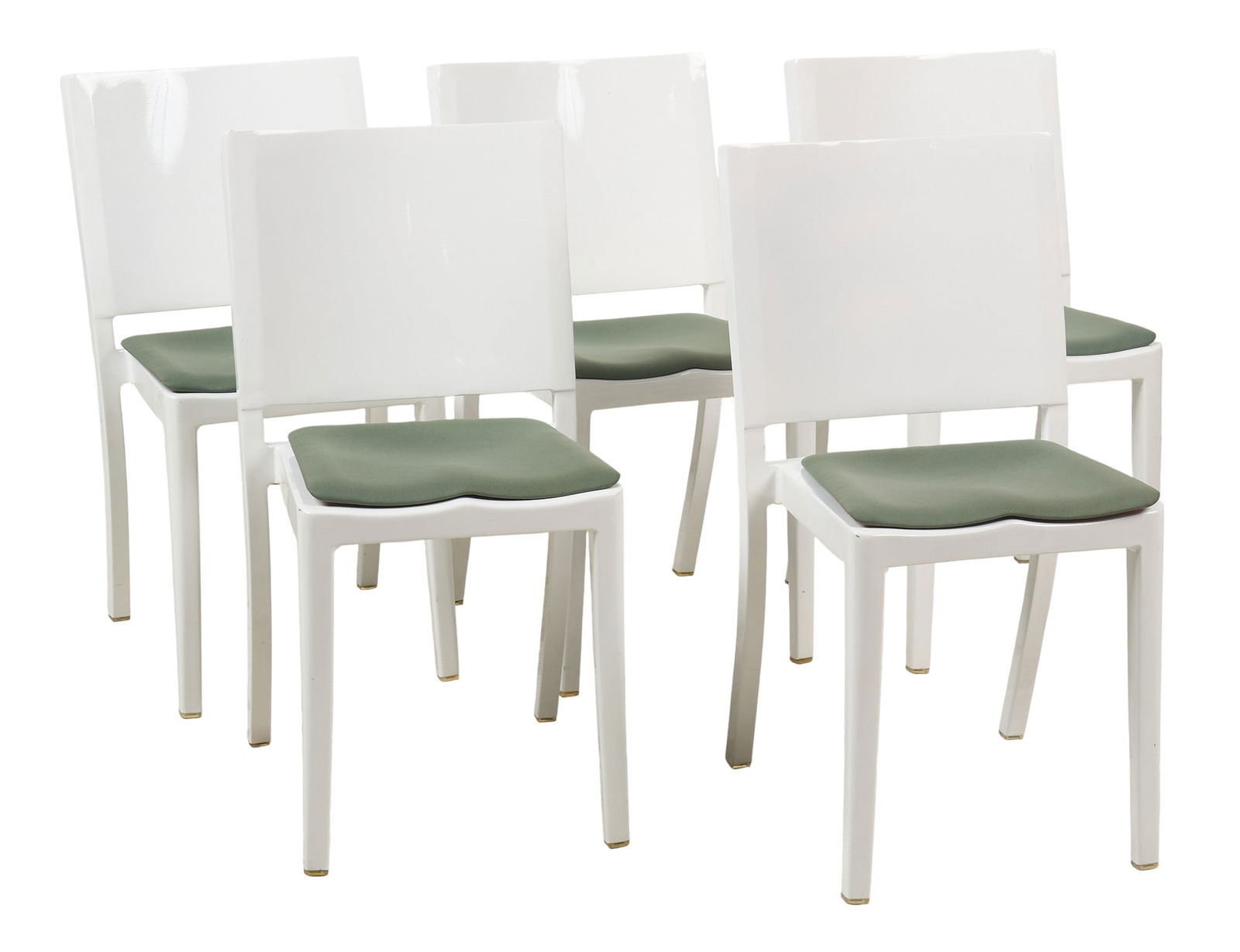 (5) Philippe Starck White Hudson Chairs with Removable Seat Covers (1 of 4)