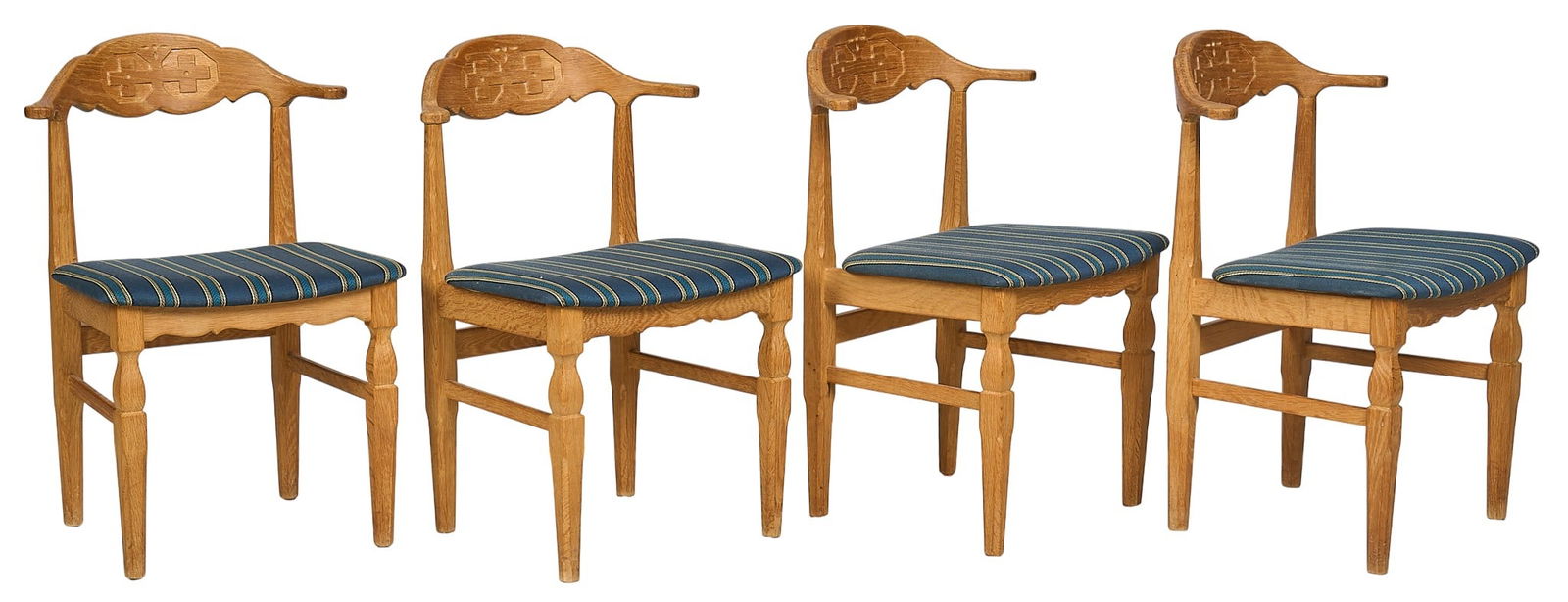 Set of (4) Henning Kjaernulf Dining Chairs (1 of 4)