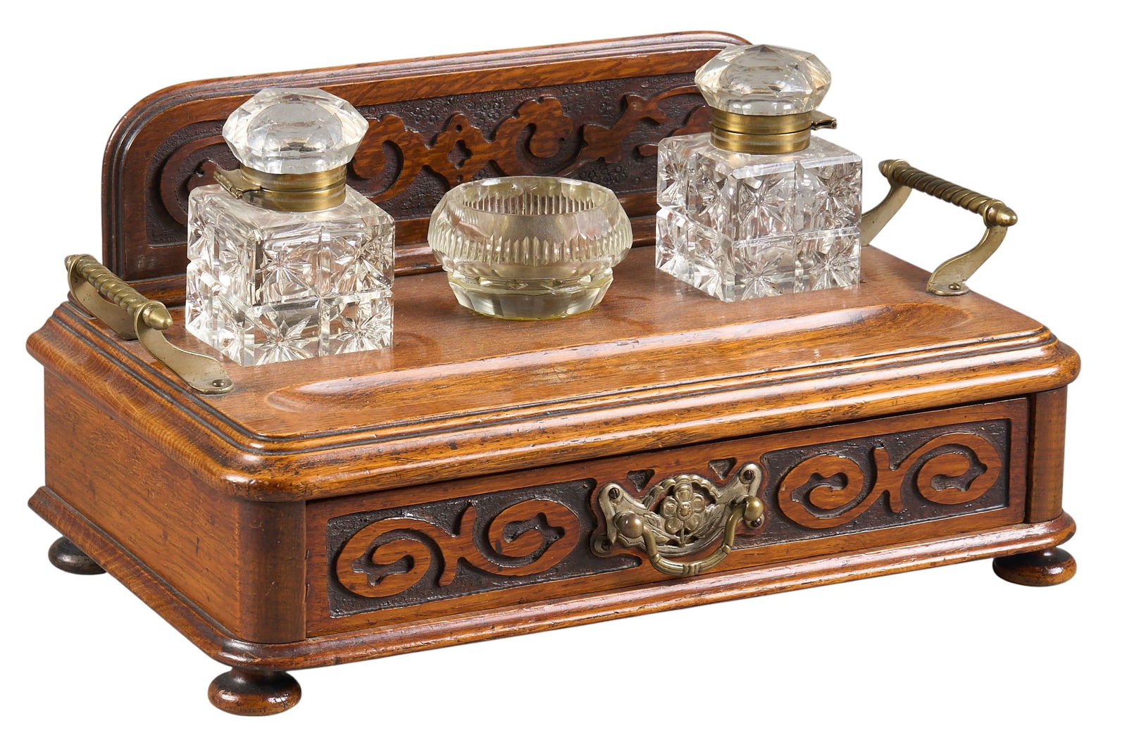 Victorian Style Oak Desk Stand (1 of 5)