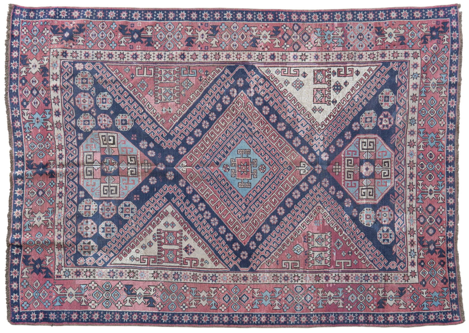 Antique Hand-Knotted Turkish Rug, 8 ft. 5 in. x 6 ft. 2 in. (1 of 3)