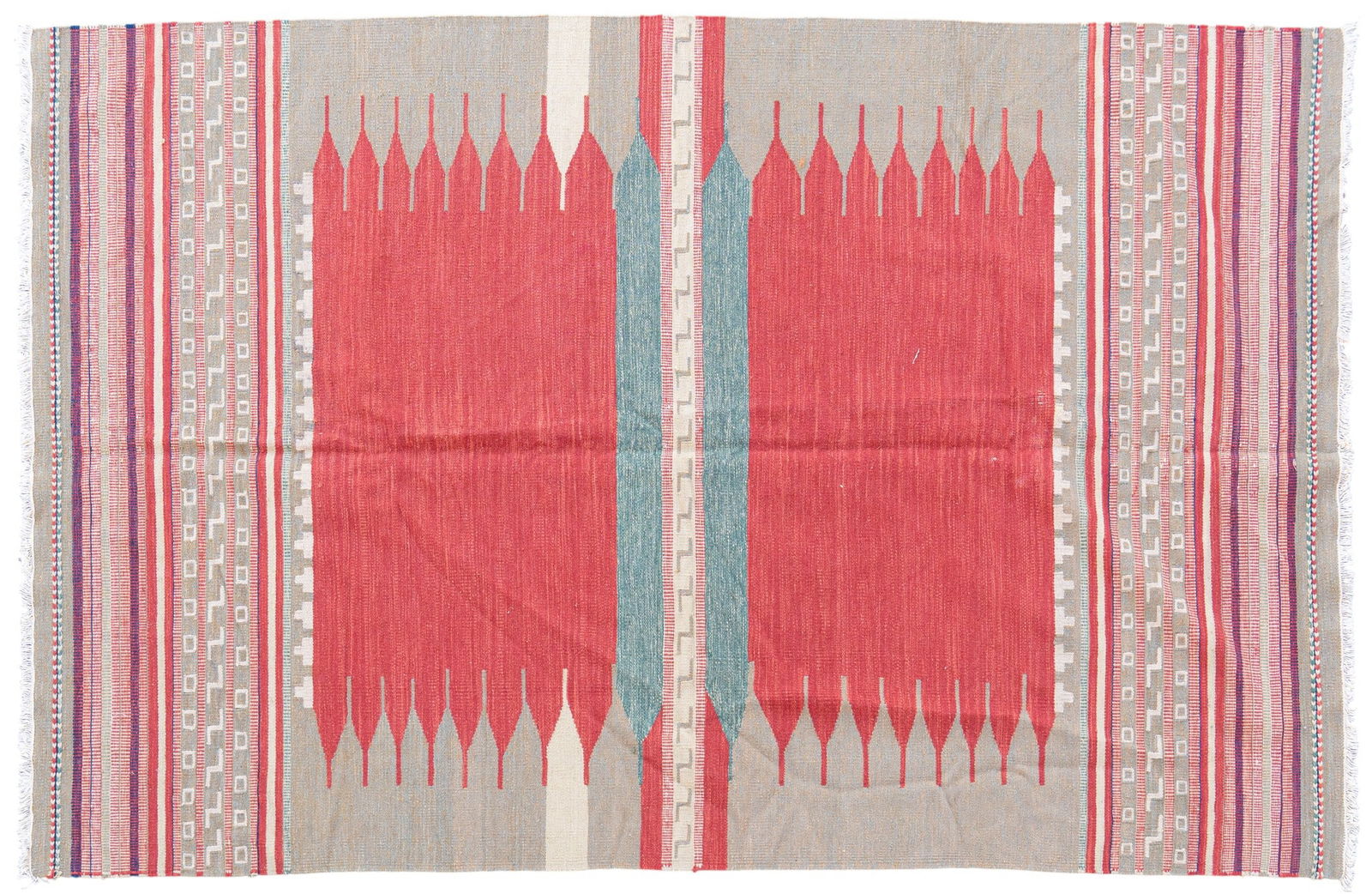 Hand-Knotted Kilim Rug, 9 ft. x 6 ft. (1 of 3)