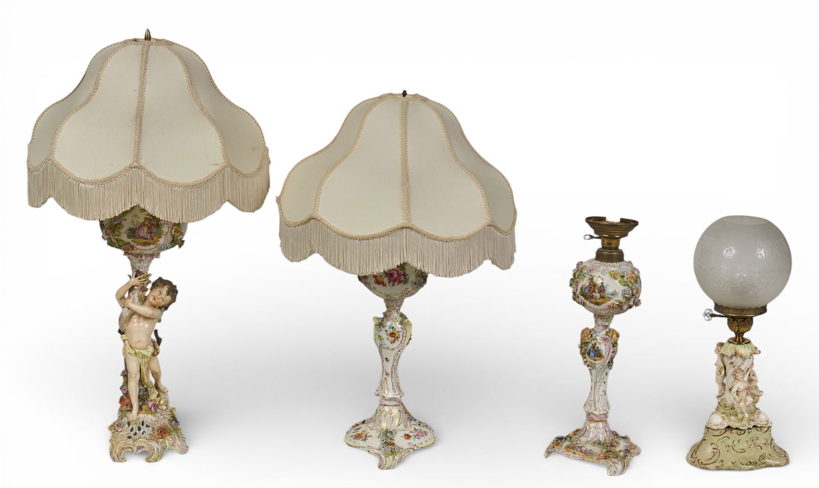 (4) Assorted Porcelain Lamps (1 of 5)