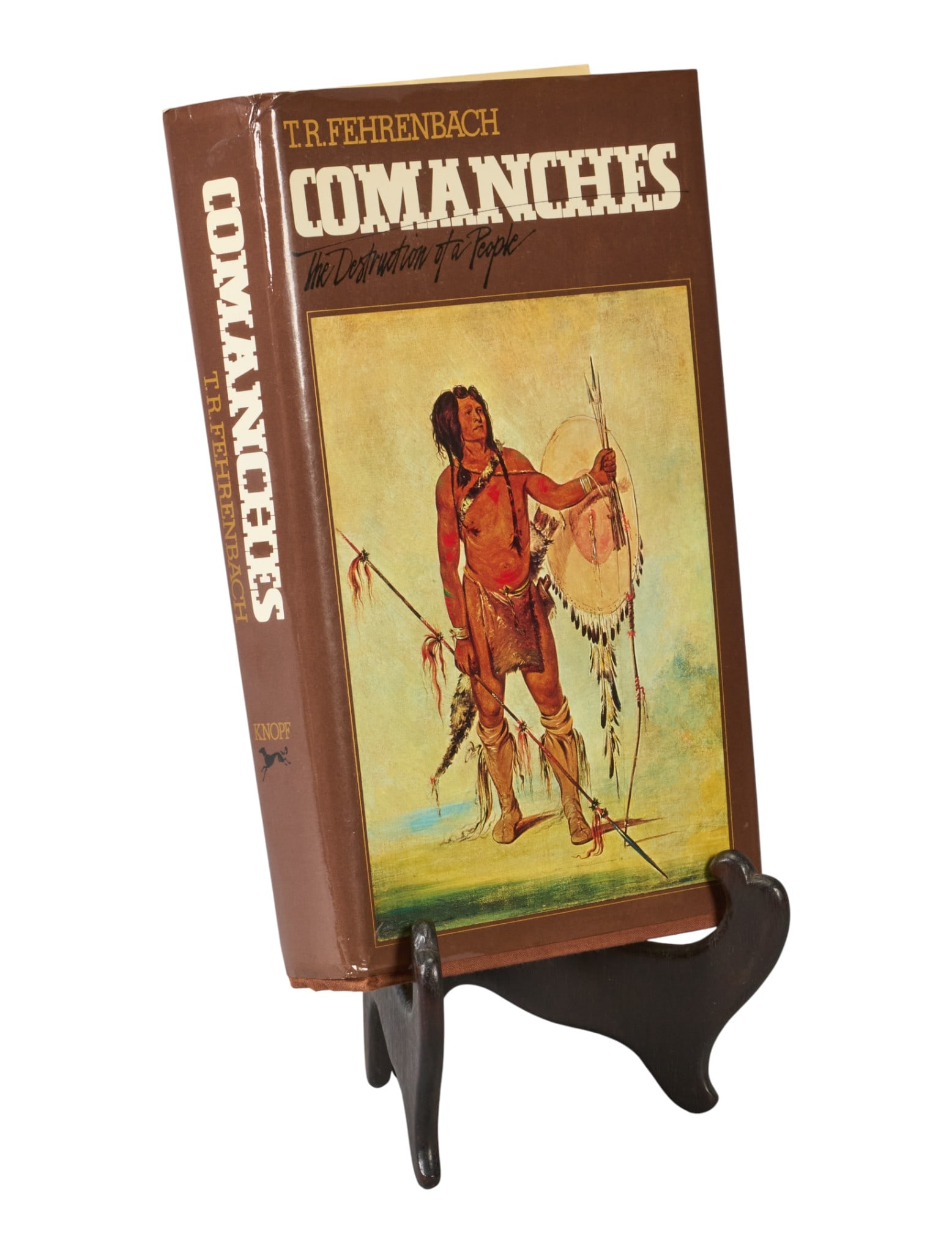 T. R. Fehrenbach | Signed Comanches: The Destruction of a People: T.R. Fehrenbach's personal copy of "Comanches: The Destruction of a People", signed by T.R. Fehrenbach, published by Alfred A. Knopff (New York), 553 pages, hardcover