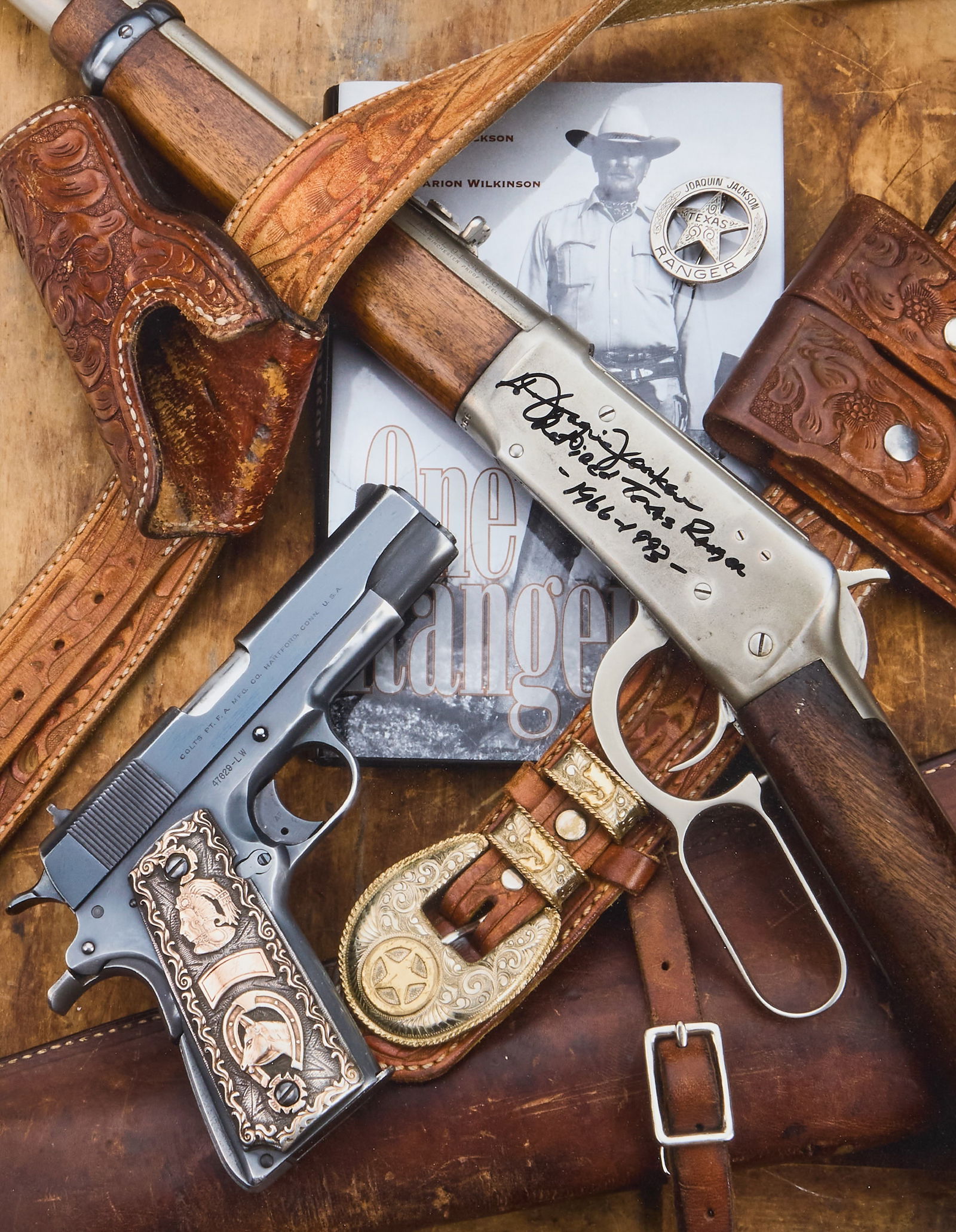 Signed Photograph of Joaquin Jackson's "Tools of the Trade" (1 of 4)