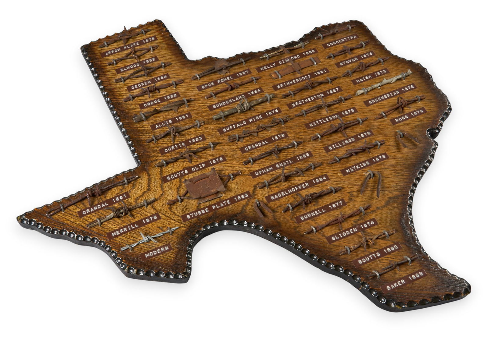 Texas Barbed Wire Display - 2