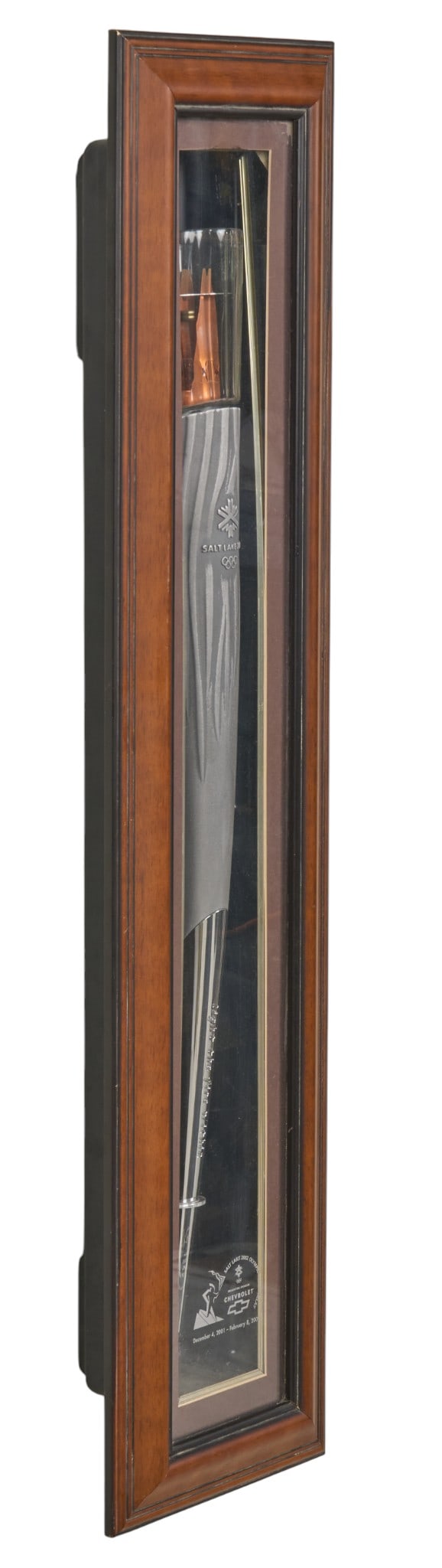 2002 Olympic Torch in Display Frame - 2