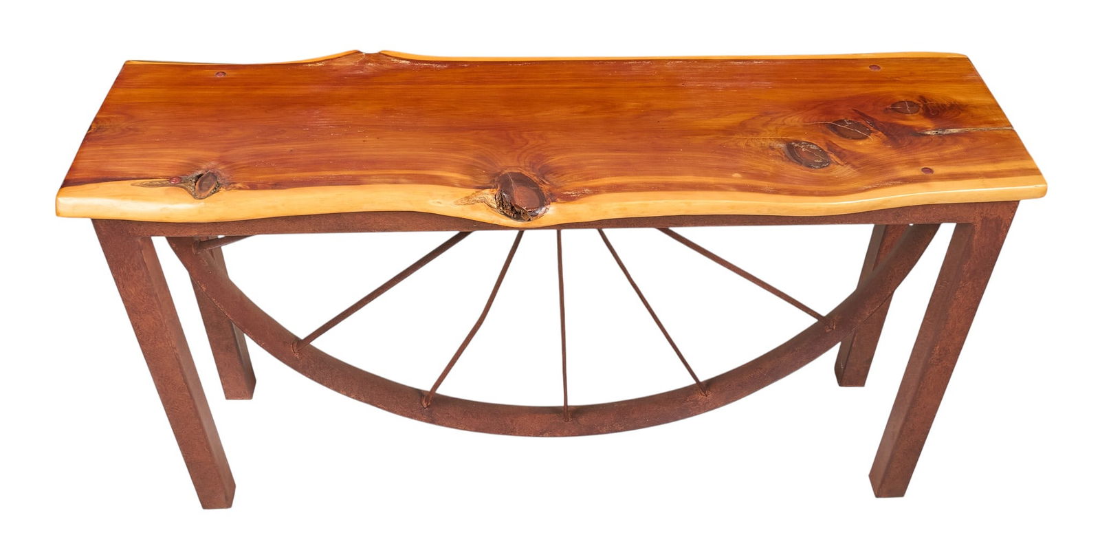 Rustic Cedar Entry Table - 3