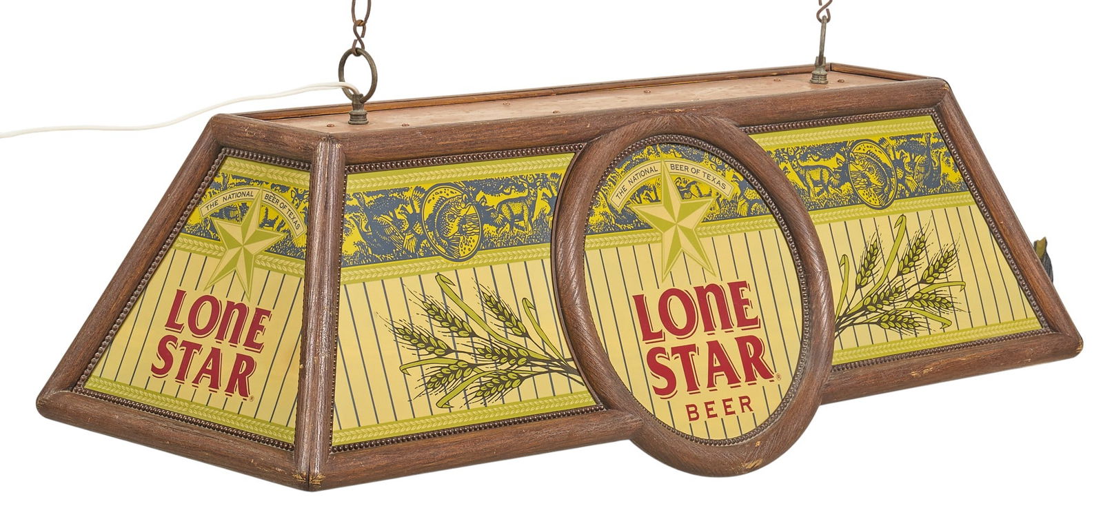 Lone Star Beer Pool Table Light, 1990s (1 of 4)