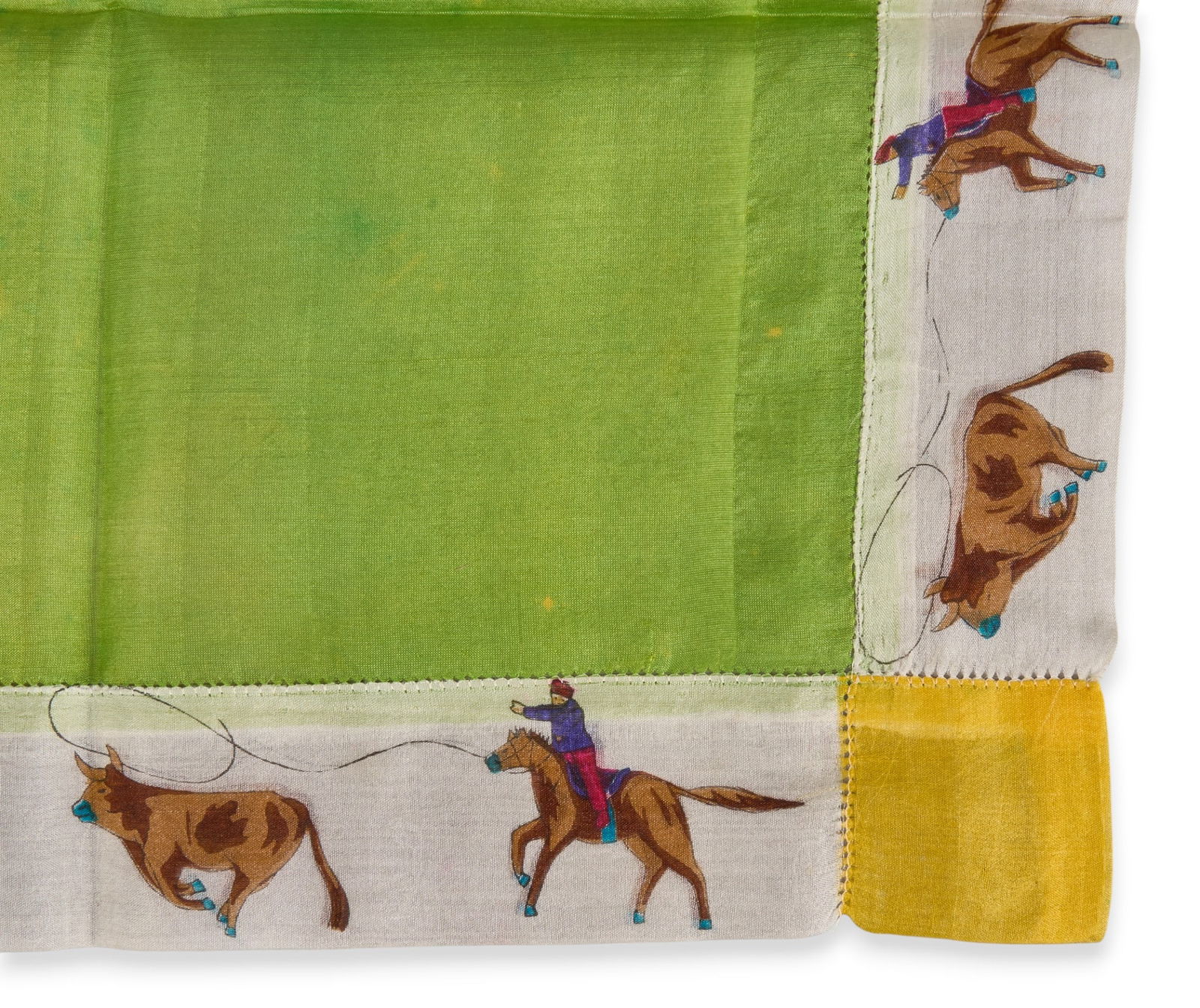 1936 Texas Centennial Scarf and Compact Set - 4