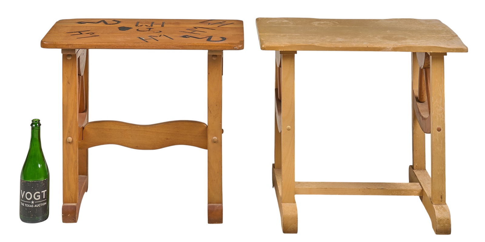 (2) Ranch Style Side Tables - 2
