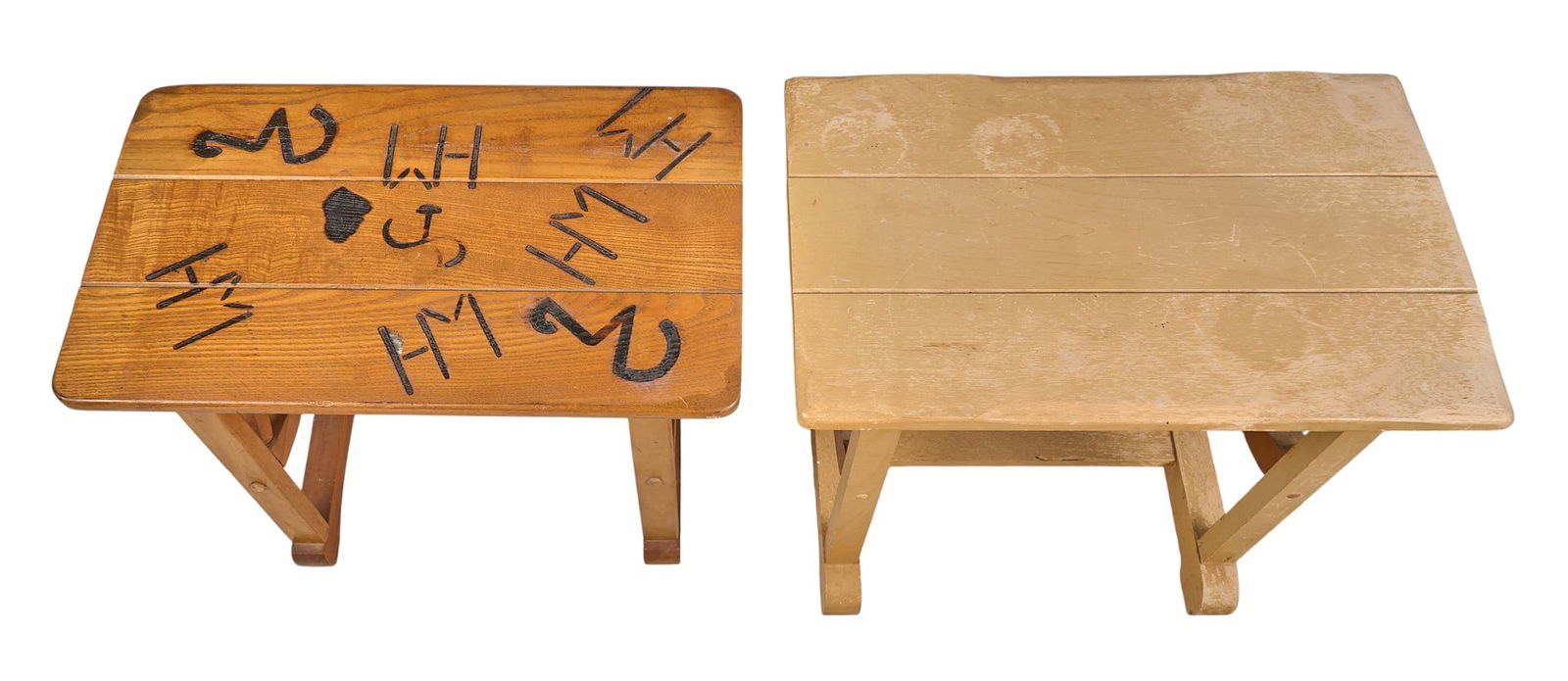 (2) Ranch Style Side Tables - 3