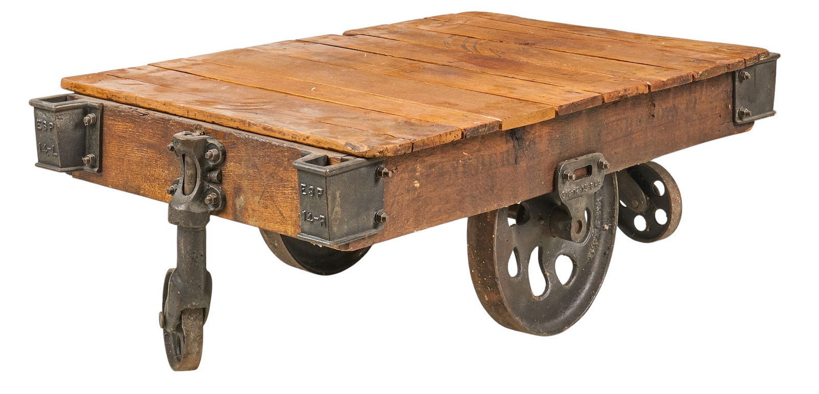 Industrial Railcar Coffee Table - 4