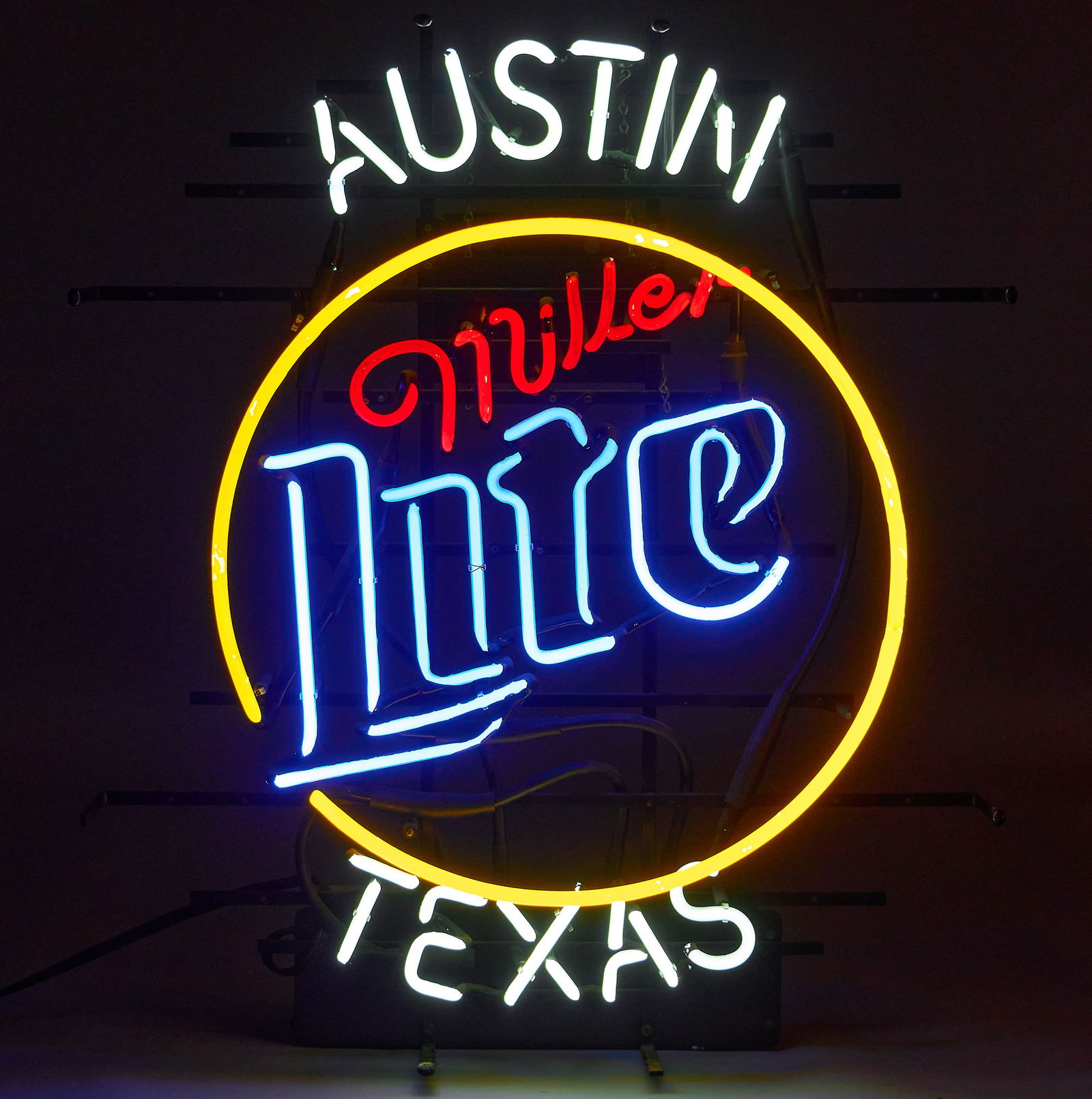 Vintage Miller Lite Austin Neon Sign, 2001 (1 of 6)