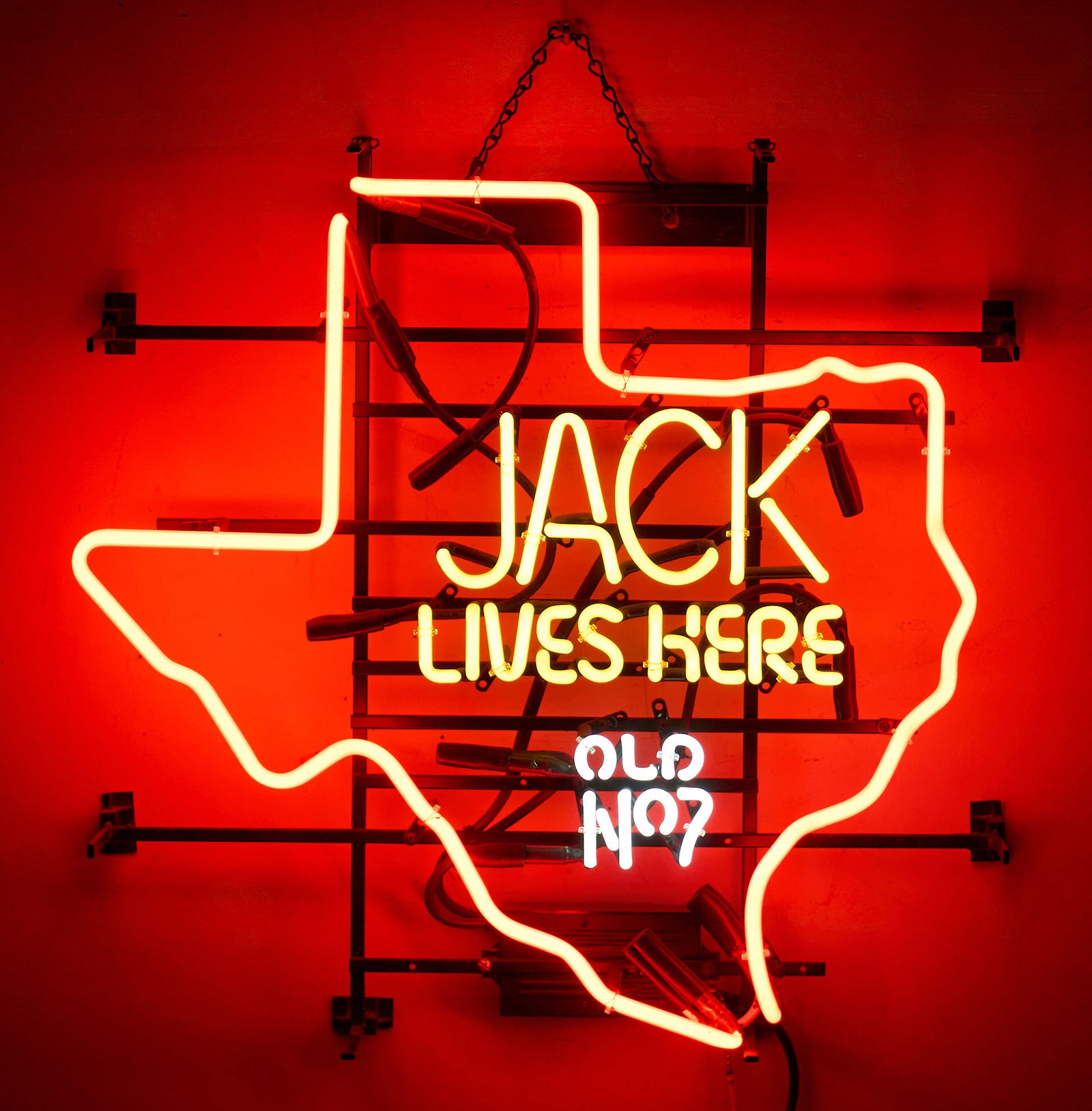 Jack Daniels Old No. 7 Texas Neon, 21st C. (1 of 3)