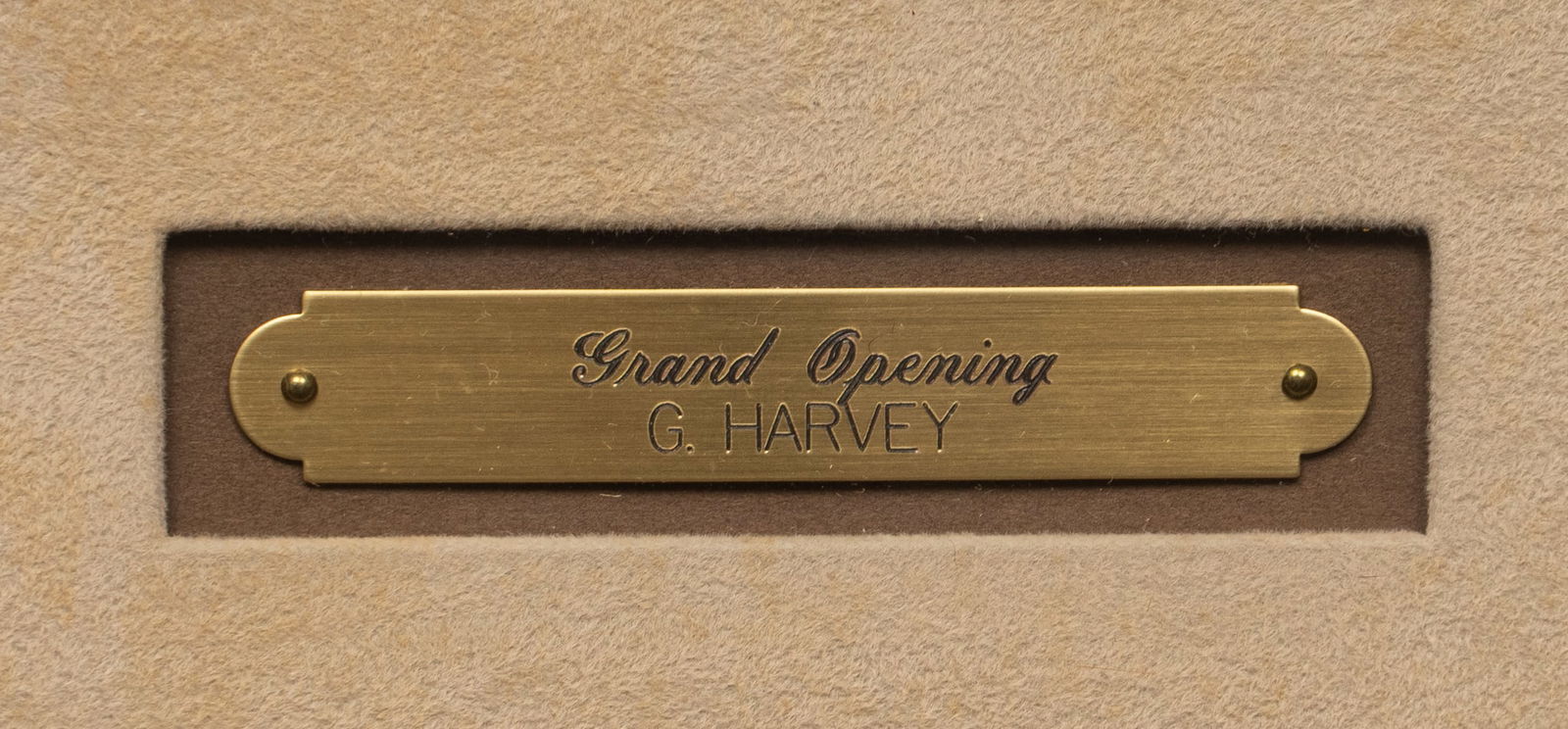 G. Harvey, "Grand Opening" - 4