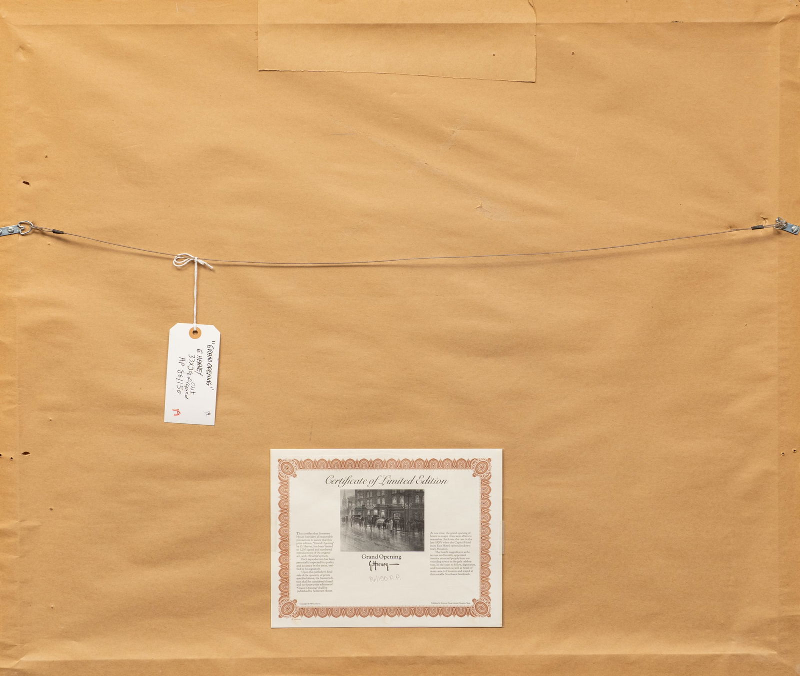 G. Harvey, "Grand Opening" - 5