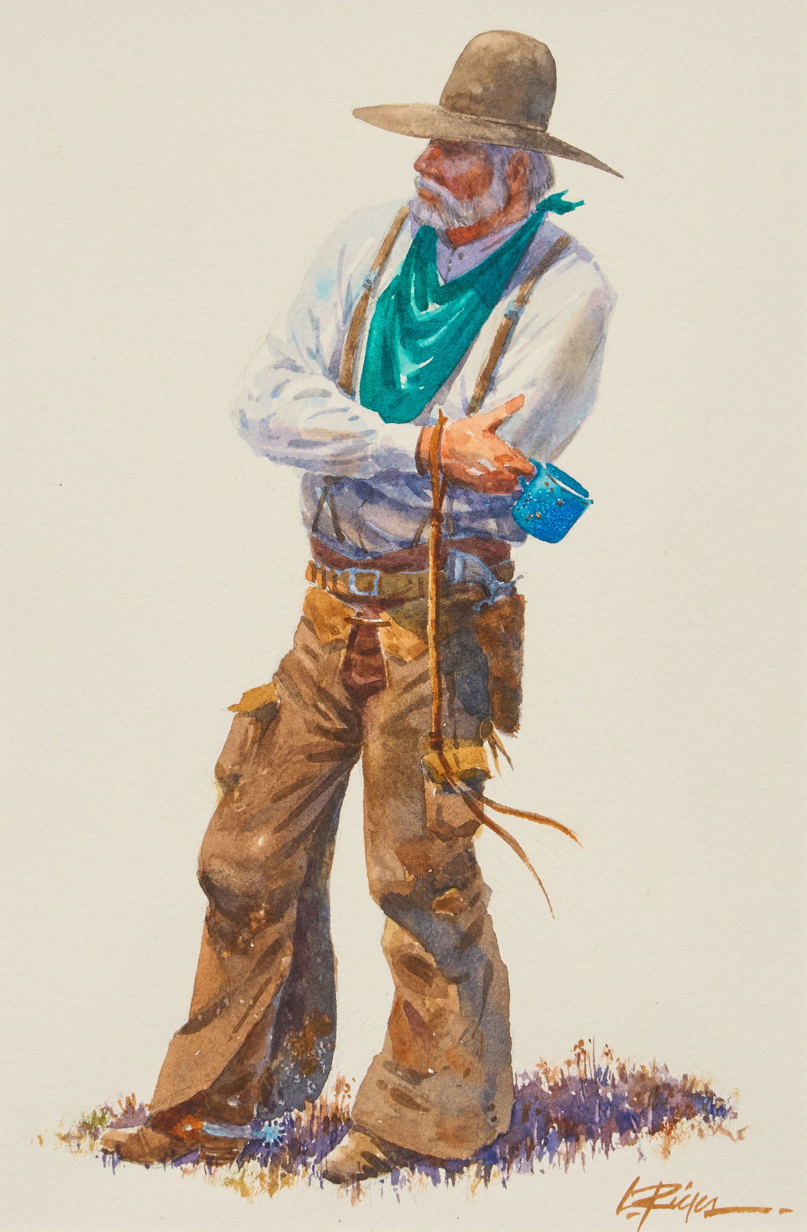 Lee Ricks, Cowboy Portrait (1 of 4)